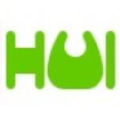 微信公众号二维码，显示hui-bike公众号，黑色边框正方形，内部黑白相间二维码图案，下方有公众号名称标识